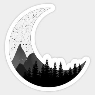 Moon Constellations Sticker